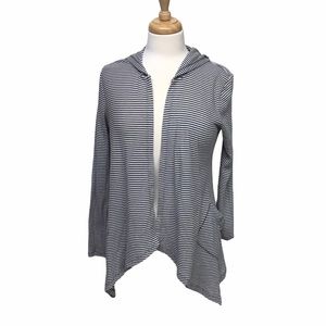 PHILOSOPHY Hooded Striped Cardigan size Medium